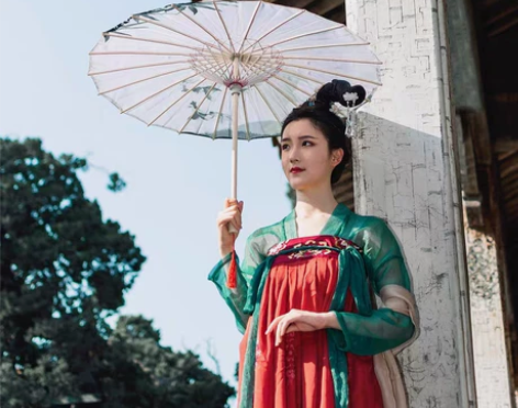 旗袍伞走秀舞蹈伞绸布道具演出伞中国风古典