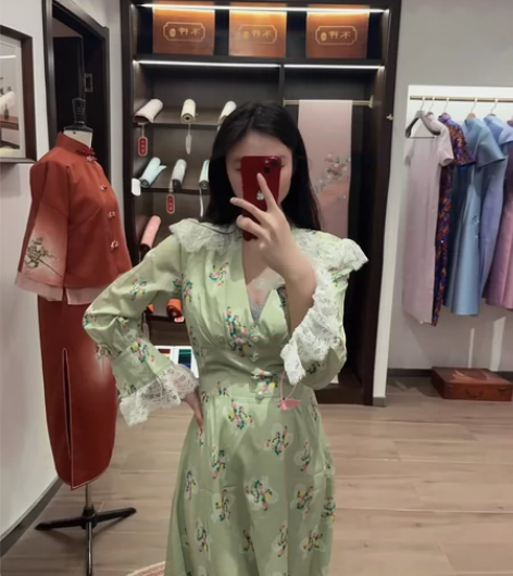 捡漏!孟美岐同款!碎花连衣裙 田园风连衣裙...