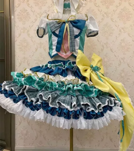 v家初音未来miku打歌服cosplay女...