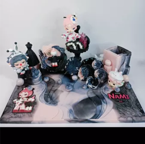 瑕疵处理!手工滴胶笔筒摆台末日乐园发芽盲盒...