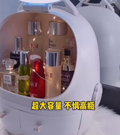 kaman网红化妆品收纳盒家用箱桌面防尘大...
