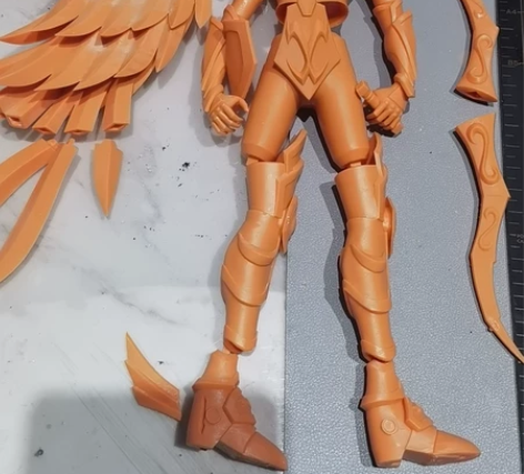 射手座黄金圣斗士,带翅膀高约28cm,仅拆...