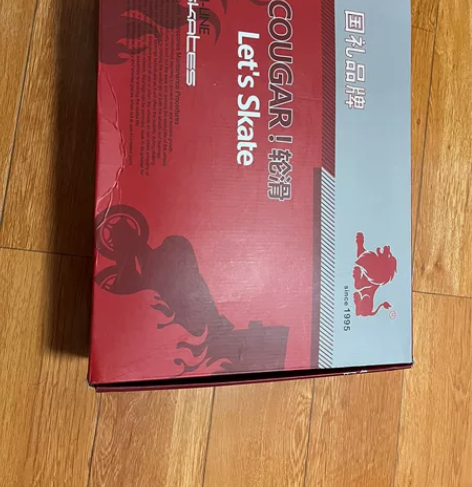 美洲狮（COUGAR）溜冰鞋儿童轮滑鞋男女...