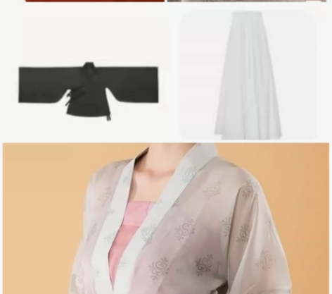 退坑清闲置汉服 上遥居闺晚一片式M码,全新...
