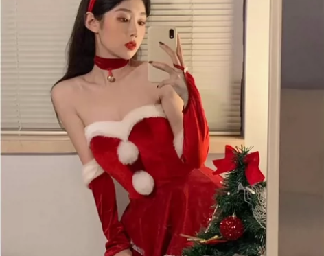 cosplay圣诞节兔女郎制服性感夜店派对...