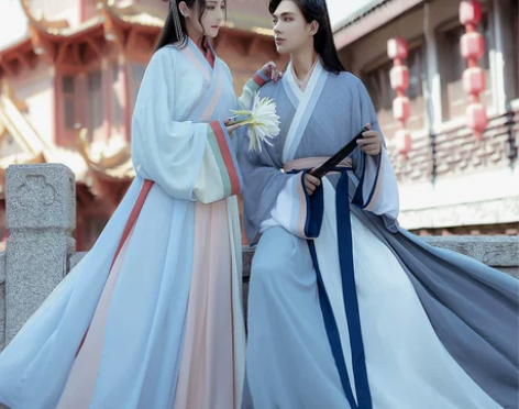 男款，180号，全新，如梦霓裳汉服女情侣装...