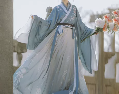 新国风古风 桔屿梧桐落汉服女中国风交领大袖...
