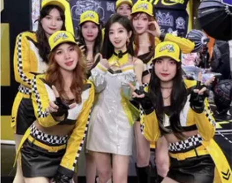 qq飞车cos小橘子姐姐cosplay赛车...