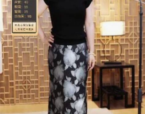 重磅醋酸春夏气质通勤新款女款半裙花苞裙半身...