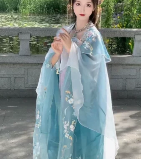 静还决 全新三件套  一片式齐胸裙 外大袖...