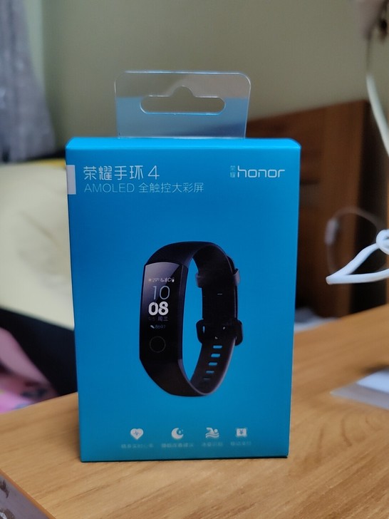 荣耀手环4代,全新未拆封,睡眠监测还是挺准...