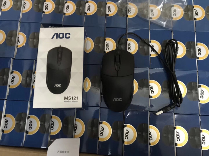全新AOCMS121有线鼠标,大量库存现货...
