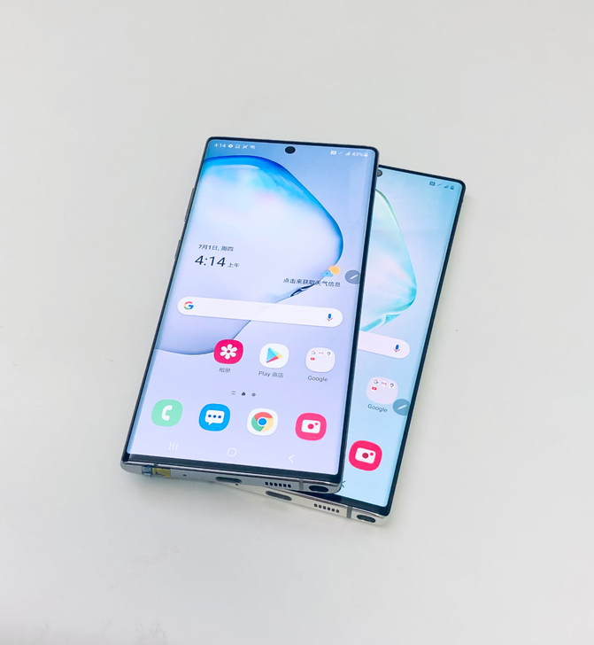 白色彩色99新完美屏三星note10+全原...