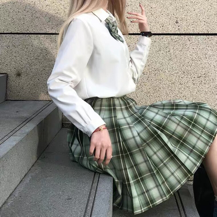 横凡雨正统原创jk格群学生制服半身裙短裙