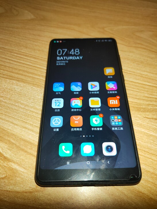 咸鱼买的mix2s,6+128,没有账户锁...