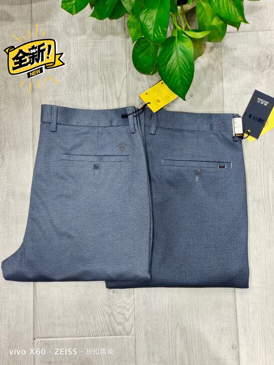 男士夏季休闲裤，正常直筒版型，个人建议中老...