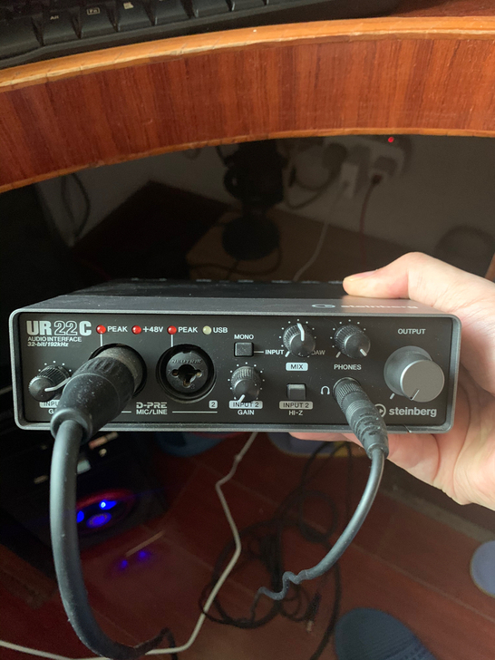 雅马哈ur22c pack套装,包含声卡,...
