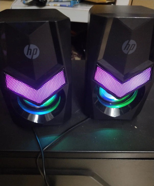 HP/惠普6000发光电脑音响小音箱重低音...