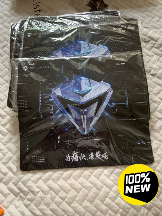 机械师金属鼠标垫小号铝合金女生可爱游戏电竞...