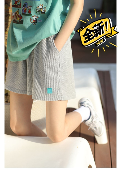 运动短裤女2021新款夏季薄款高腰宽松显瘦...