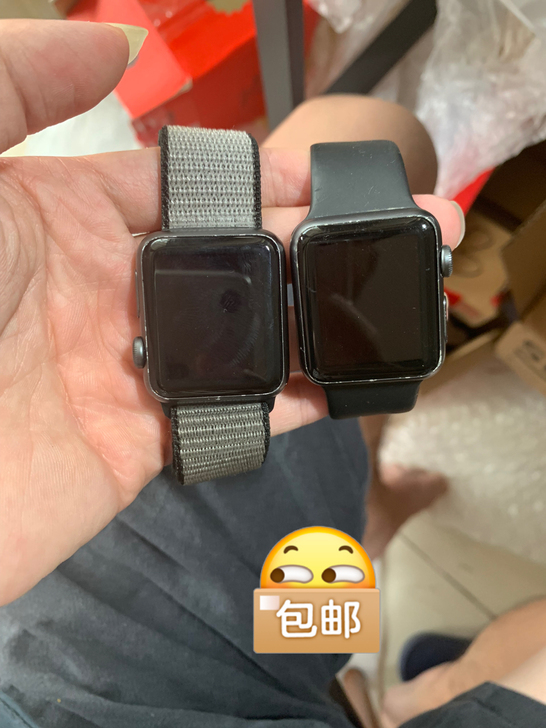苹果手表s1,38mm,成色差,黑色、功能...