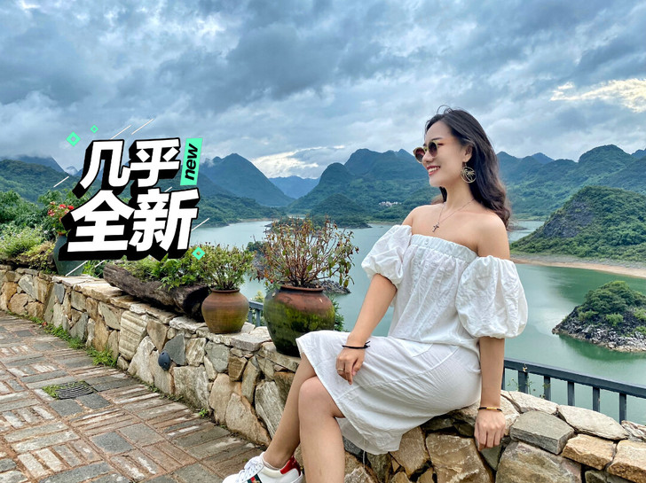 度假白裙，露肩裙，白色度假裙子。