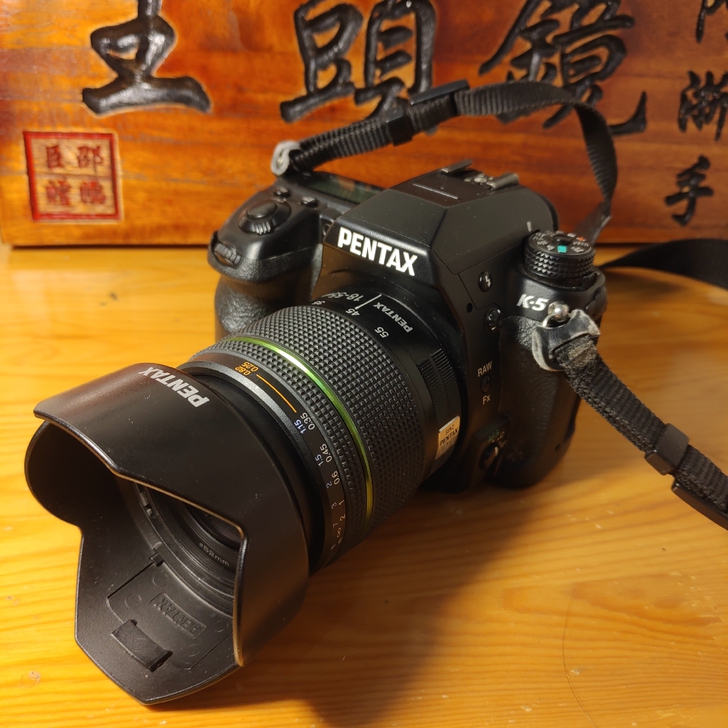 宾得k5套机,带da18-55镜头,成色一...