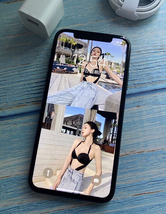 iPhoneX，256g 深空灰