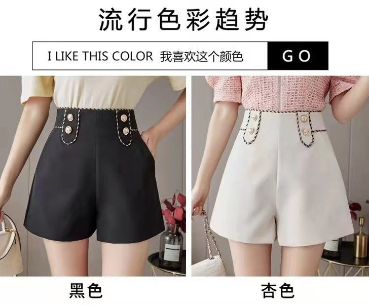 新款短裤女宽松阔腿裤女生高腰休闲裤时尚百搭...