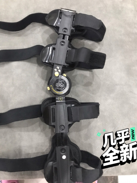 护腿支具，自身打球摔跤，康复训练用过段时间...