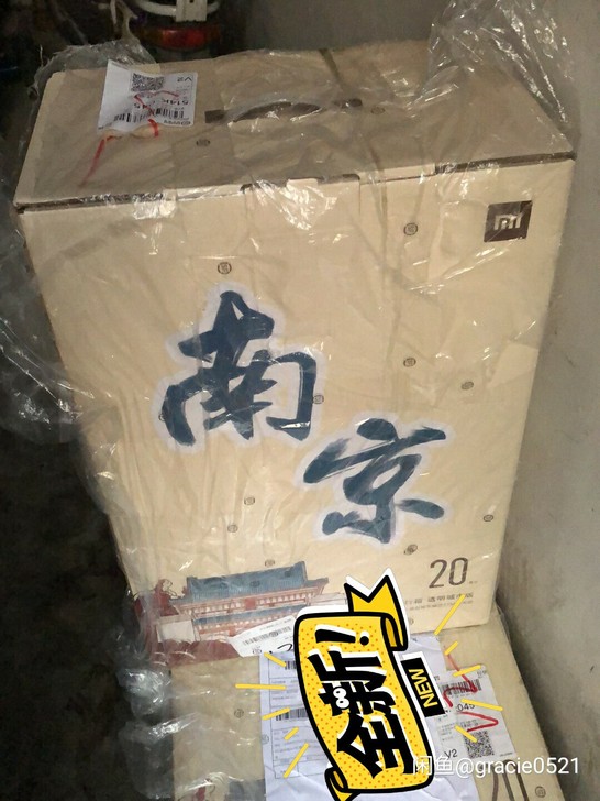 (全新) 小米旅行箱 20英寸 透明城市版