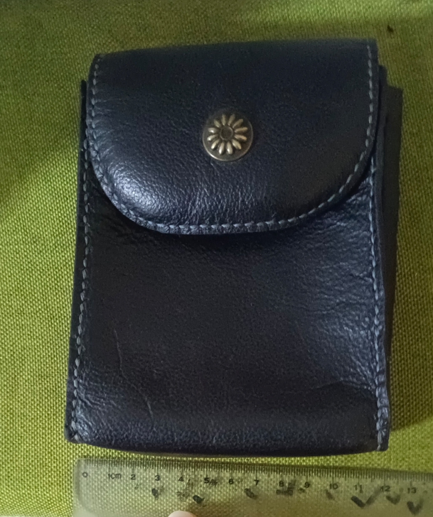 男士腰包，手工皮具，初期练手作品，不太完美...