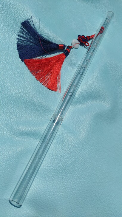 水晶有机玻璃笛子长度550mm厚度5mmE...