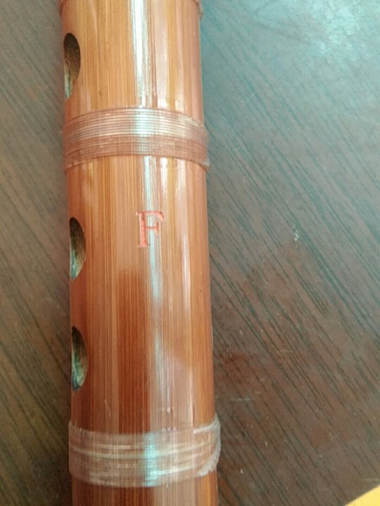 黄卫东老师F调老笛子,双插苦竹的,两头黑牛...