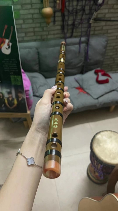 竹笛 苦竹笛子出售，我家哥姐笛萧厂自己做的...