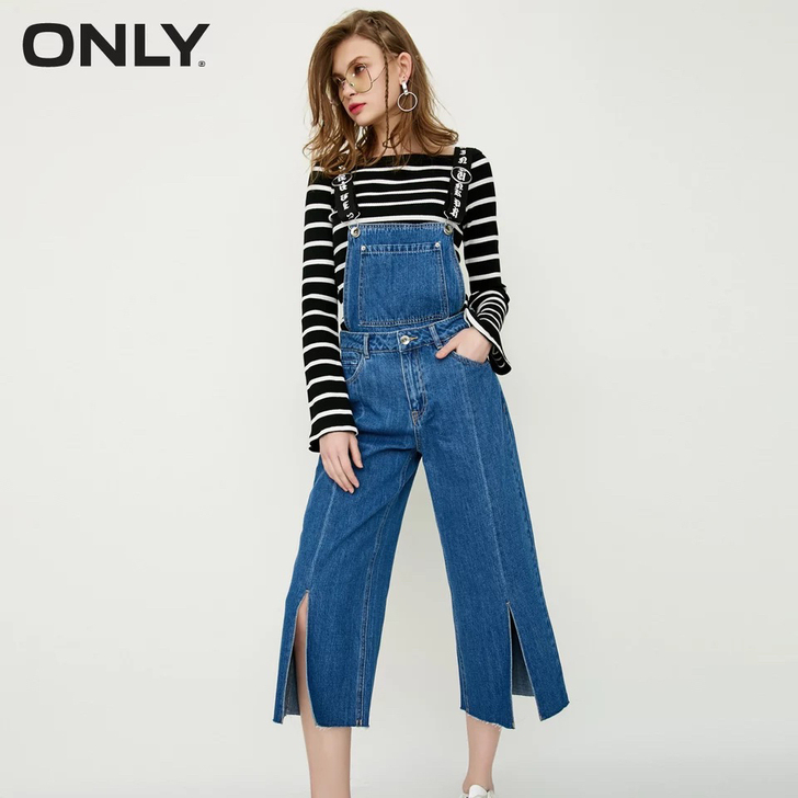ONLY牛仔裤背带裤