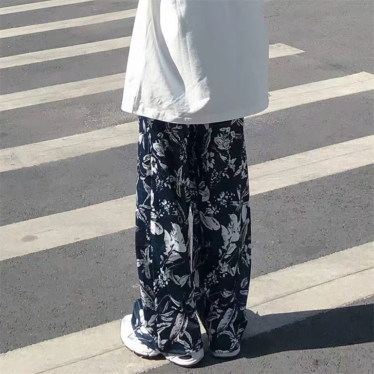 买了之后一直没有穿过 m码 松紧腰 裤长9...