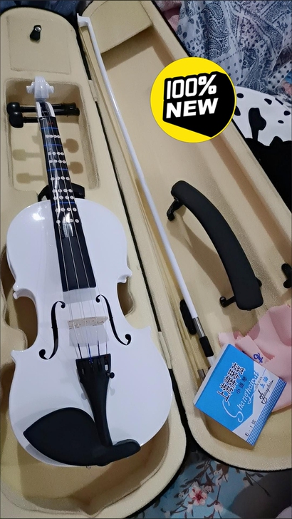 【全新包邮】实木小提琴原价1299现在16...