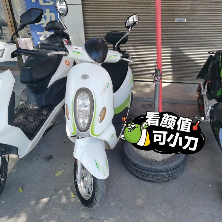 60伏绿源电动车,车身小巧可进电梯。看上的...