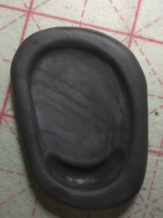 书法必备,端砚白线岩随型砚,16x11x2...