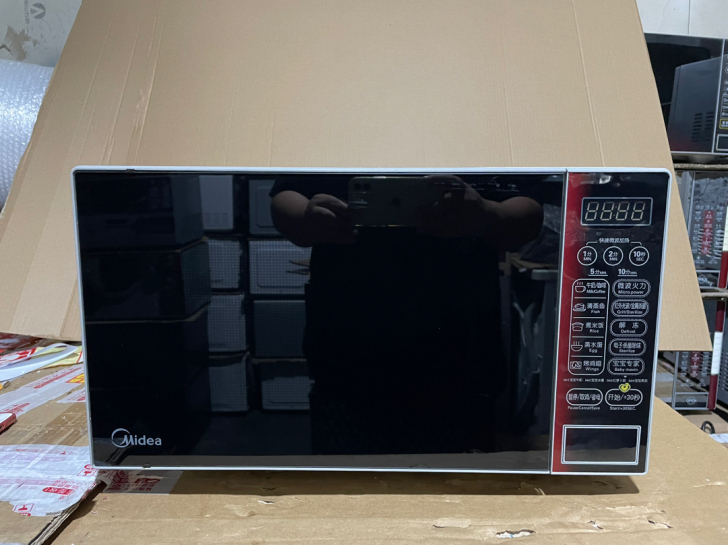 家用款成色新美的20L多功能微波炉