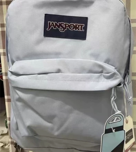 全新雾霾蓝Jansport杰斯伯正品双肩背...