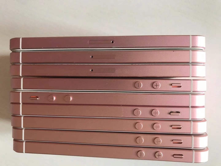 苹果se原装二手玫瑰金16G 有13系统的...