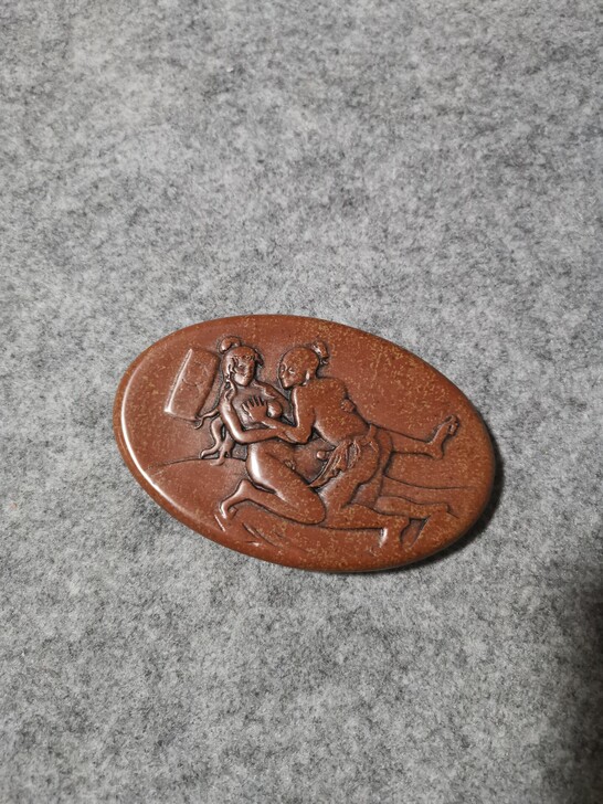 红丝石把玩件，可做镇纸