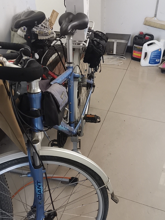 捷安特帝柏3500旅行自行车,未出过城,一...