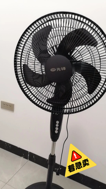 先锋落地扇风扇秒杀处理