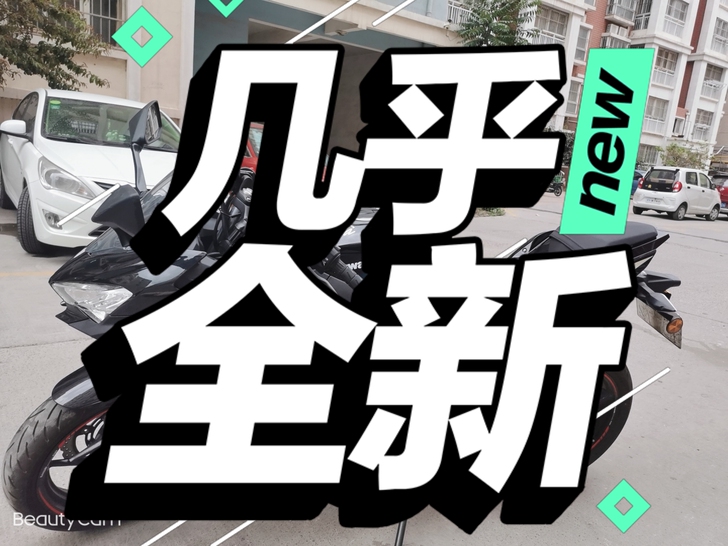 摩托车九五成新,川崎400,1月份入手,现...