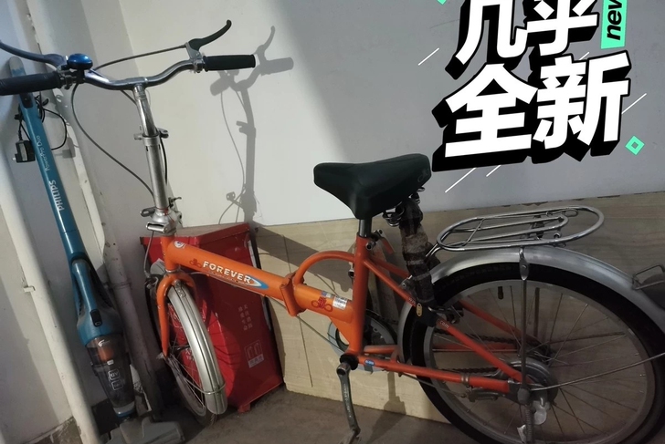 帮朋友转,永久折叠车,性能完好,骑着轻松。