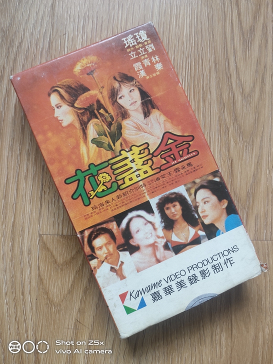录像带，金盏花，老台片，正常播放。