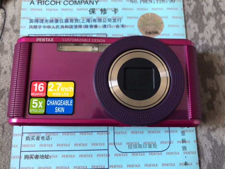 宾得卡片数码相机 LS465 几乎全新,机...